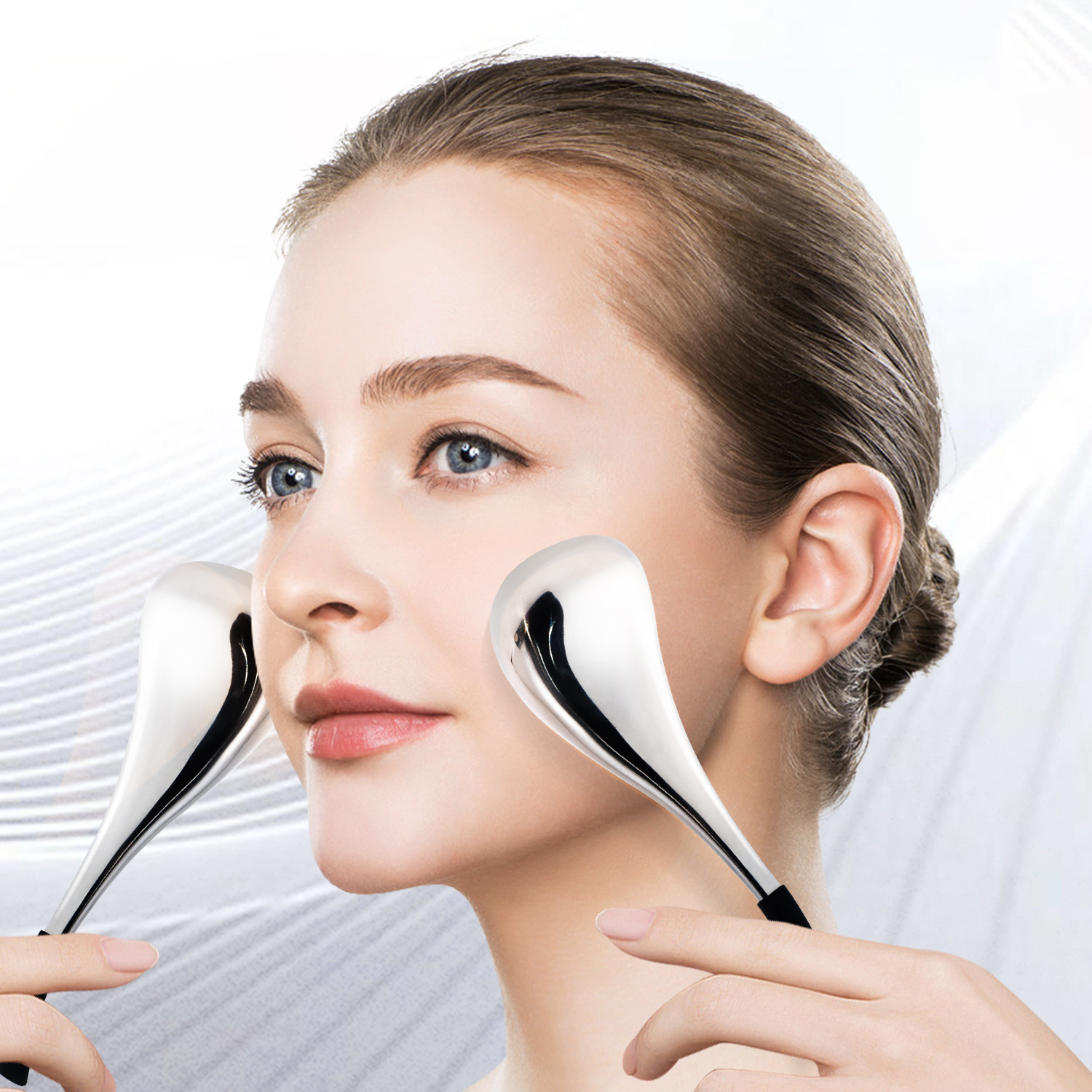 shanilak ice Compress Beauty Device, facial cold compress, home small ice hammer, ice skin device, skin massage ice compress device, beauty massage ice spoon details Picture
