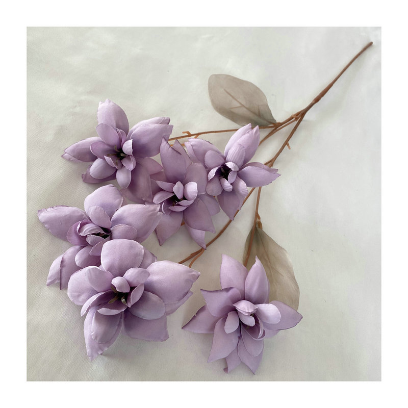 新款浪漫梦幻紫色系仿真花材婚礼堂吊顶路引地排绢花酒店装饰假花白底实物图