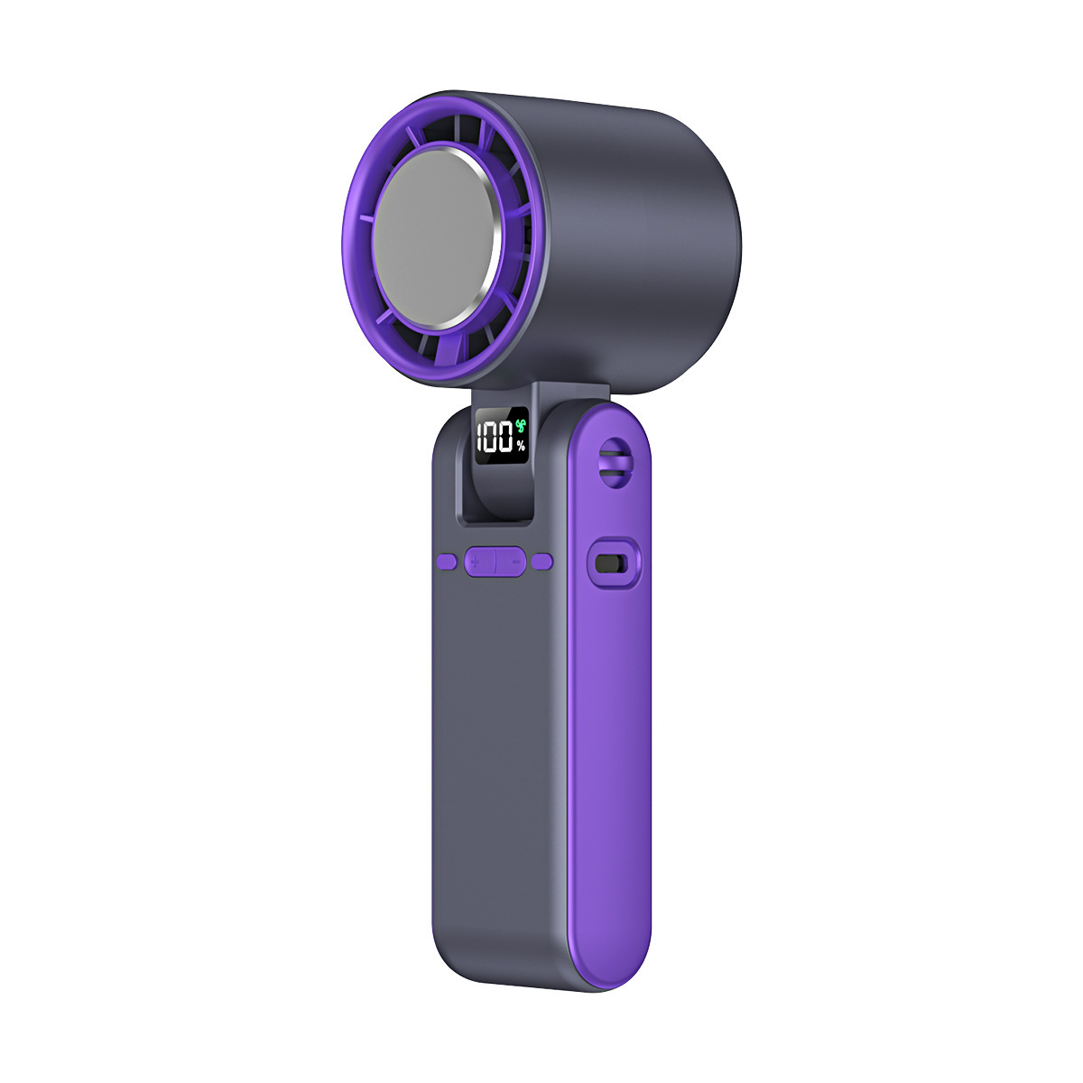 The new T15S cooling ice pack handheld small fan usb folding neck-hanging high-speed fan Item Picture