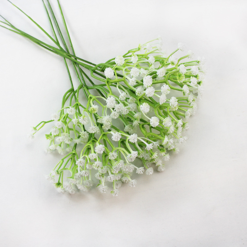 仿真花DIY发饰配件/仿真花/5朵塑膠花/假花/假花批发产品图