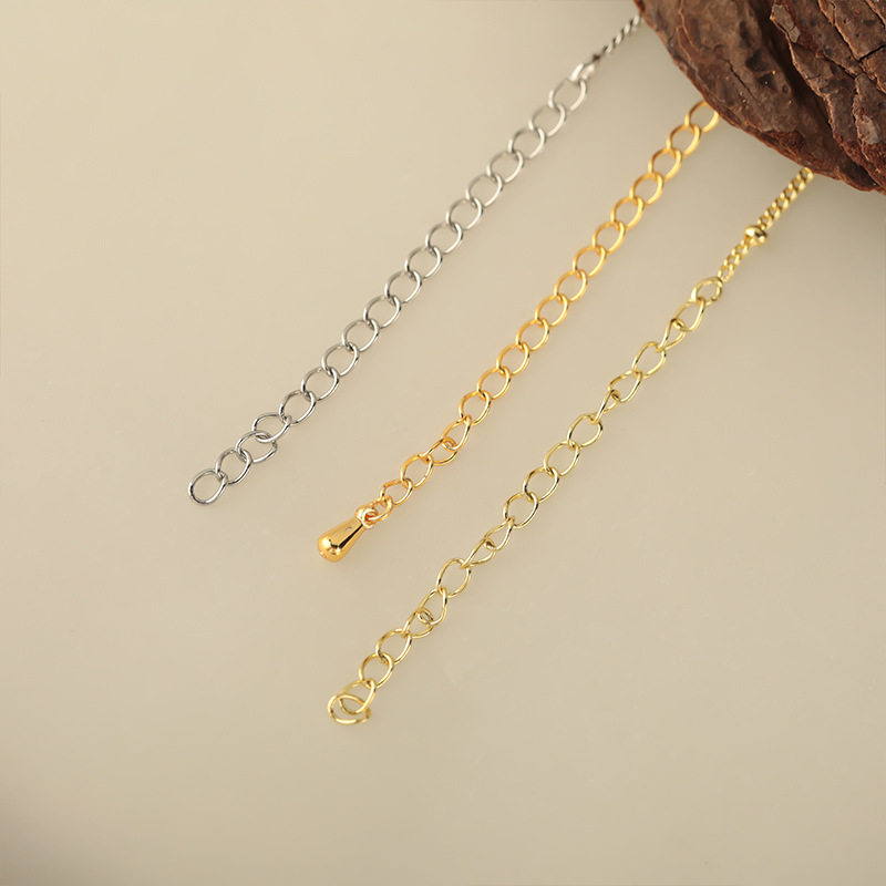 Pendant beads, chain, chain accessories, diy handcrafted materials, bracelet, necklace, earrings, tassel chain, side chain Application Scenario