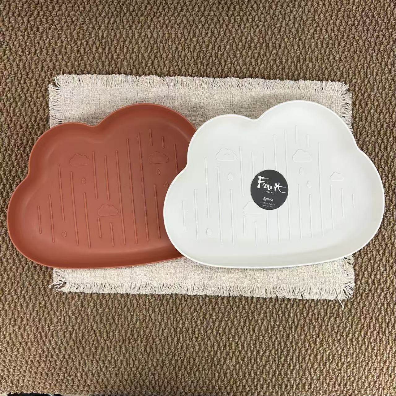 家用创意水果果盘北欧风糖果盘家用零食盒坚果盒地摊塑料碟子