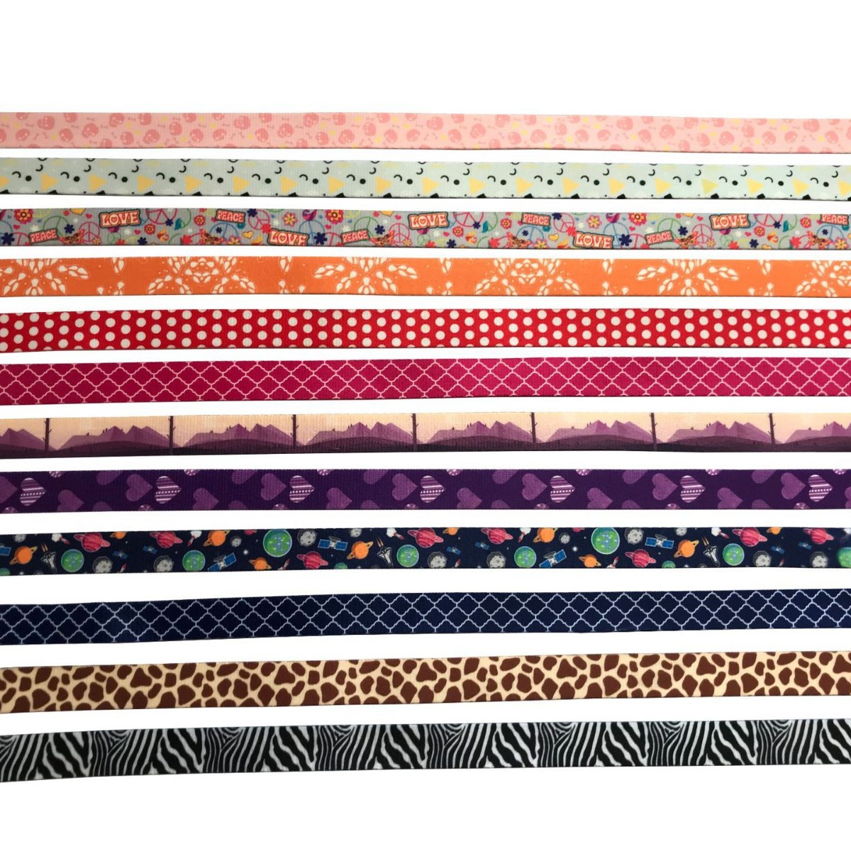 工厂直供印花织带宠物织带背织带背包带箱包织带宠物牵引绳织带