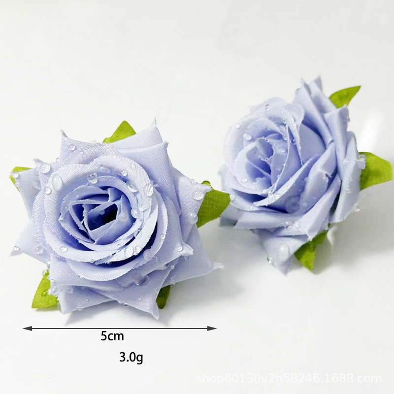 假花/仿真花DIY发饰配件/5朵塑膠花/仿真花/塑膠花产品图