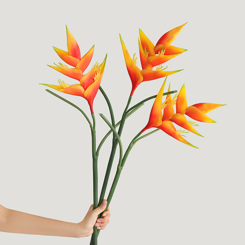 High-quality simulated scorpion tail banana, bird of paradise, New Year's flower, lucky bucket decoration, simulated artificial flower feel, phoenix drooping bird Specification image