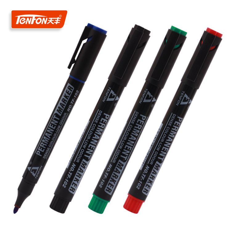 Wholesale of 102 socket marker pens, oil-based marking pens, oil-based marker pens, 12 pieces per box