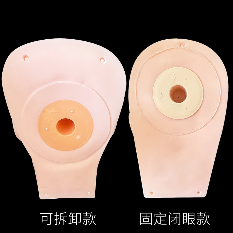 shanilak dummy head with closed eyes, silicone model head, eyelash extension head model, tattoo, makeup, beauty, massage model, practice head Application Scenario