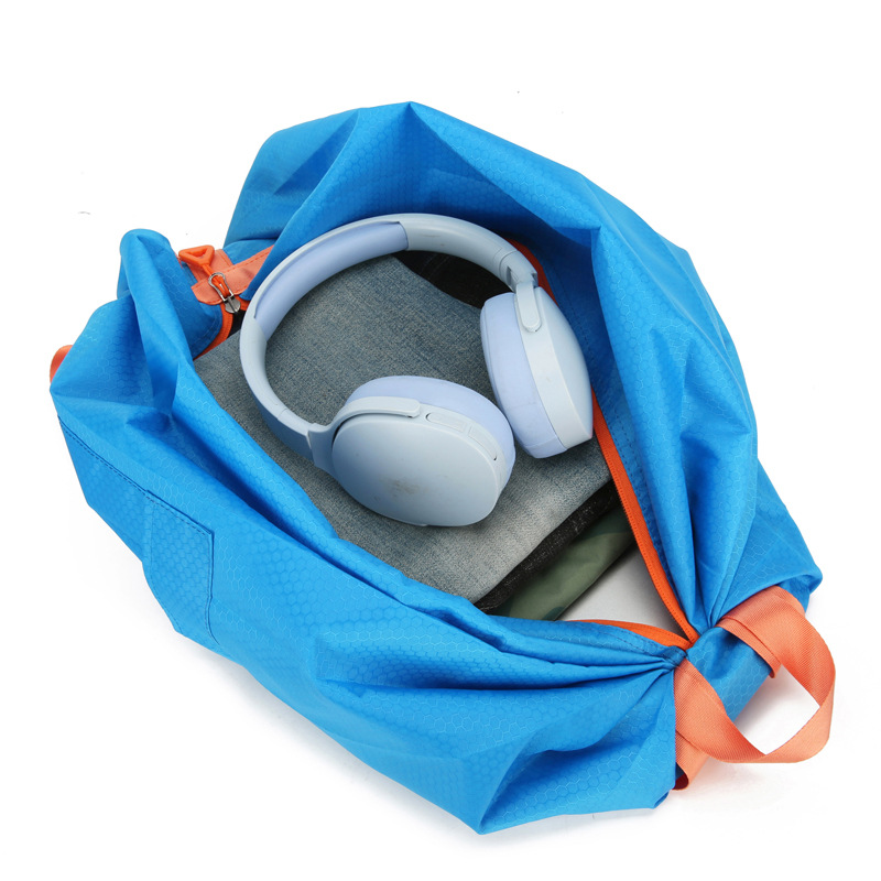 Yitu Warner Heim backpack, foldable portable storage bag, large capacity basketball bag, drawstring bag, drawstring backpack Specification image