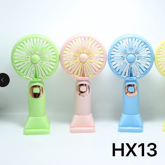 HX13 Summer New handheld fan Portable student desktop USB rechargeable mini fan Application Scenario