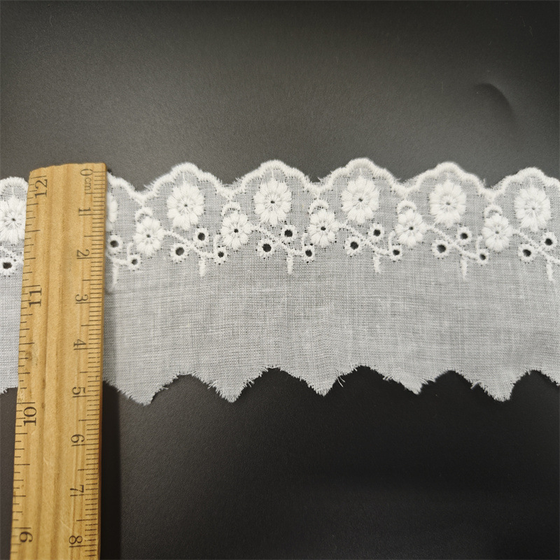 花边/灰色蕾丝花边/手工钉珠/纸制品花边/服装边辅料产品图