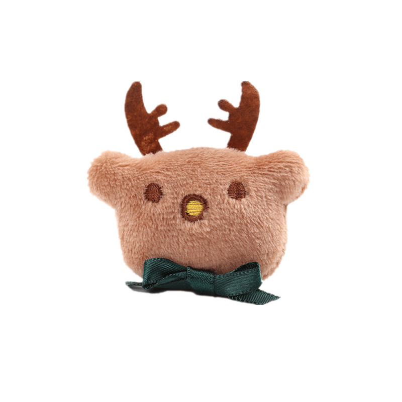 Christmas cartoon-shaped plush brooches in stock, export Christmas dolls, accessories, bags, shoes, socks and decorative accessories Item Picture