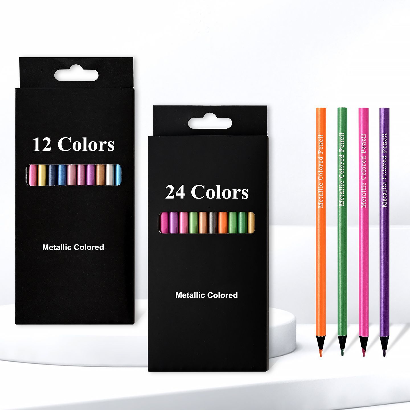 12 цветов, 24 цвета черного дерева, металл свинца, карандашные костюмы для детей, рисующих граффити