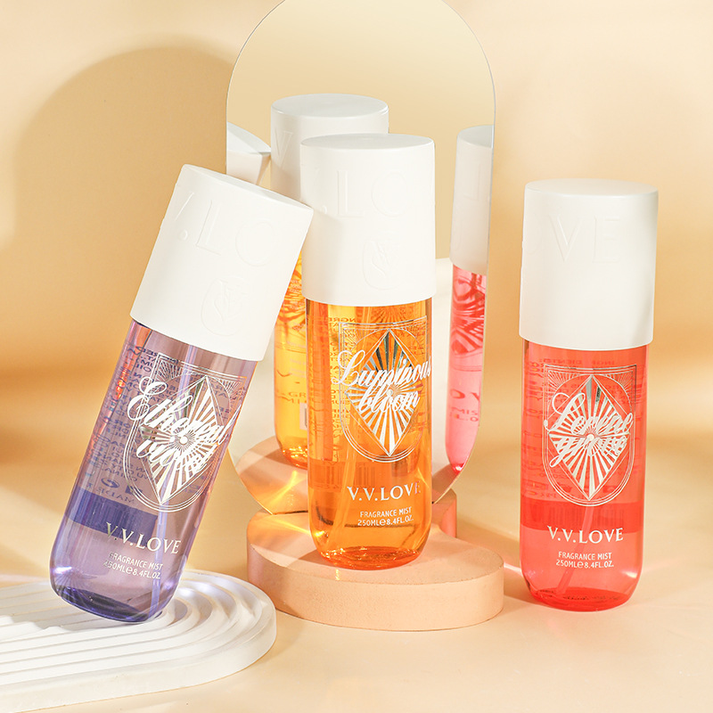 250ml Amazon Cross-border export perfume body mist, women's perfume wholesale Body Mist Application Scenario