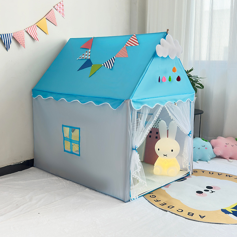 Children's indoor tent game house, girl princess tent, baby bed separation tool, indoor small house tent, soothing kids Application Scenario