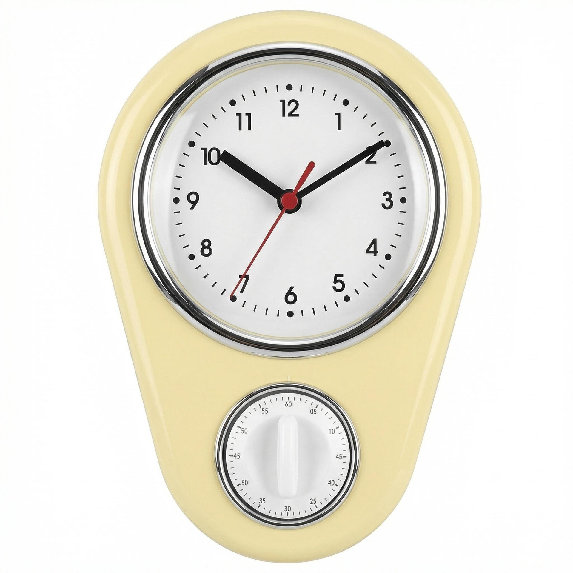In-stock timer wall clock for kitchen use, silent, precise, simple, creative, easy to operate, household quartz clock retail Specification image