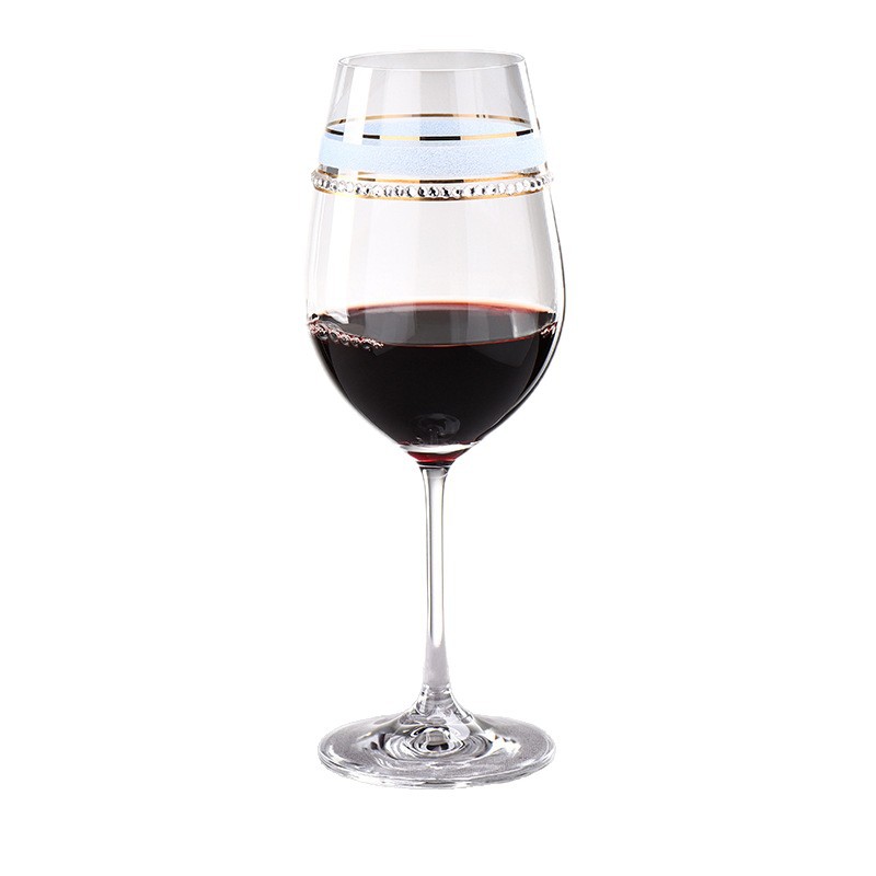 Czech Lexus imported creative European light luxury lead-free crystal cups, new multi-color cups, wine glasses, light home Item Picture