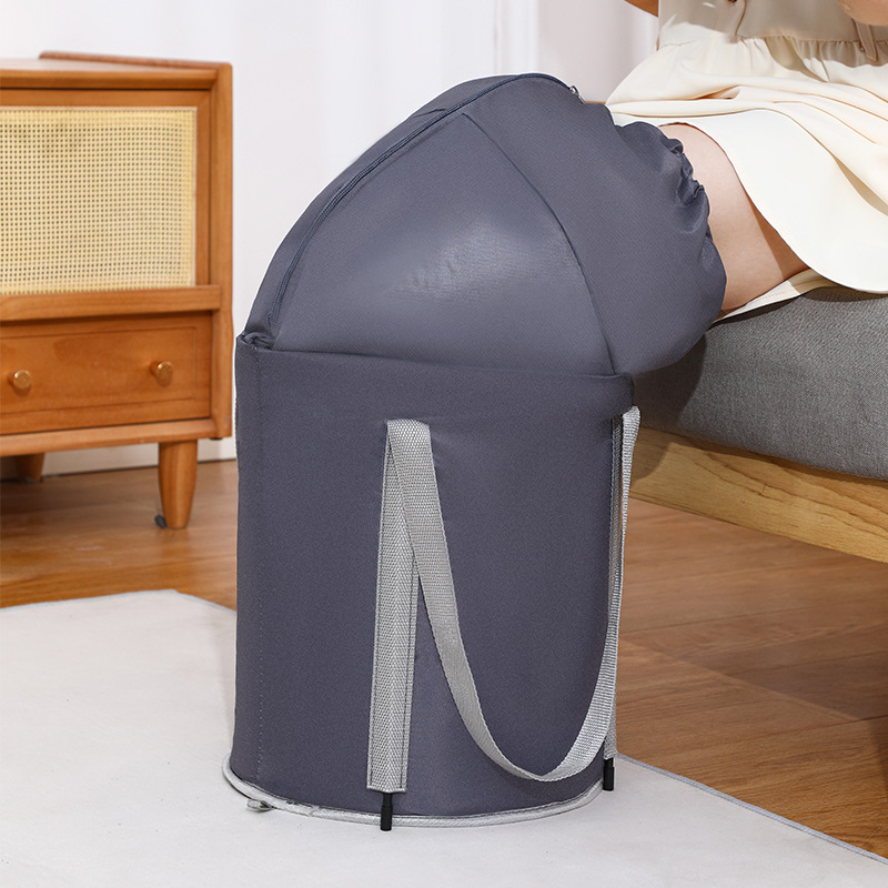 泡脚旅行袋批发现货家用泡脚泡脚桶便携式洗脚袋过膝桶可折叠保温