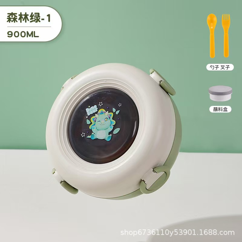 Dipping sauce dish lunch box, office worker compartments lunch box, portable sealed lunch box for children and primary school students, lunch box Specification image