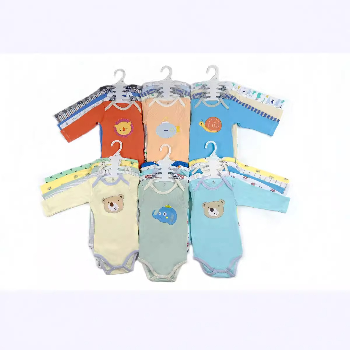 In 2024, Amazon wish cross-border wholesale baby hatching long-sleeved carters' autumn children's clothing for export Item Picture