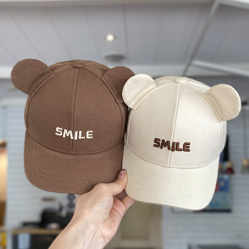 前后可戴宝宝帽子春秋薄款男童可爱百搭鸭舌帽女孩遮阳棒球帽细节图