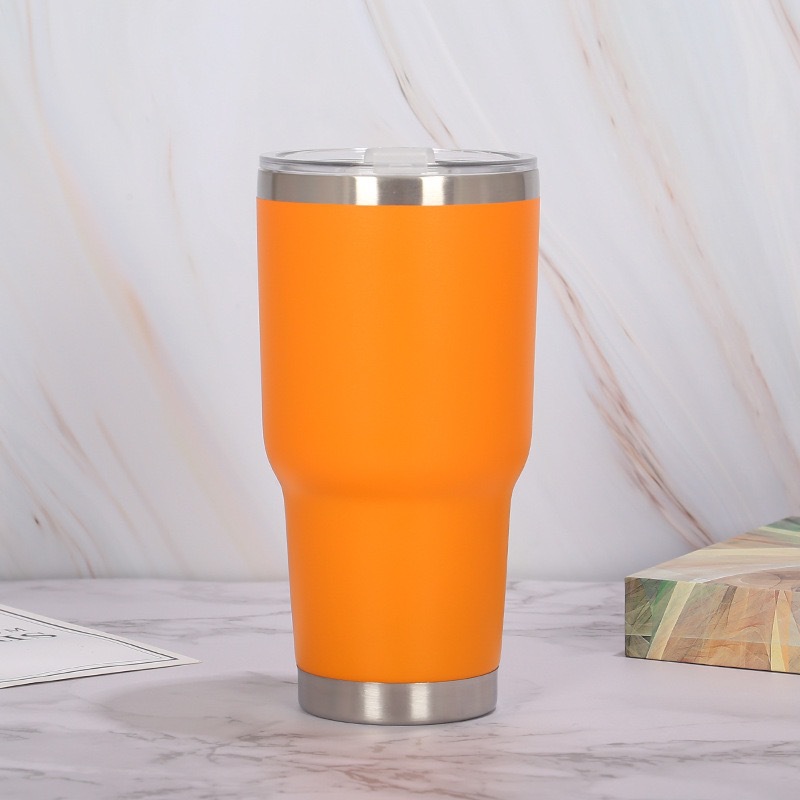 304 stainless steel insulated and chilled ice cup, creative car water cup, coffee cup and beverage cup Specification image
