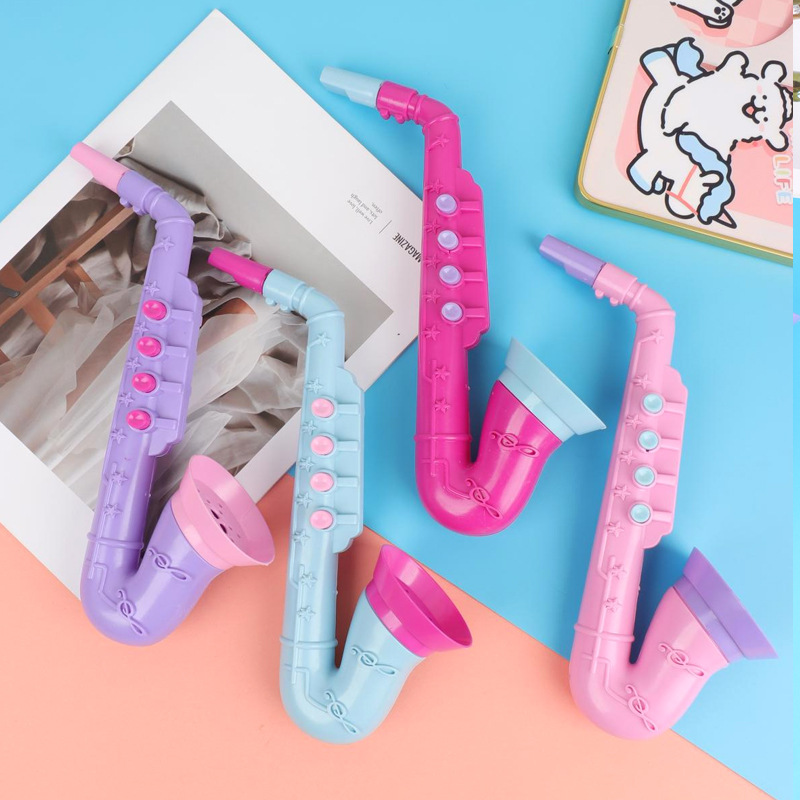 Children's saxophone toys, Musical Instruments, bells, music cultural and creative children's toys, saxophone children's music enlightenment and educational toys details Picture