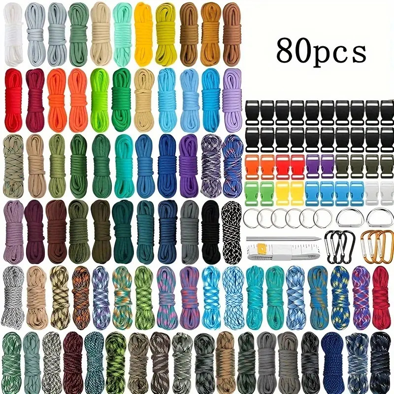 Amazon's best-selling paracord umbrella rope making kit, multi-functional nylon rope, DIY rope, bracelet rope Application Scenario