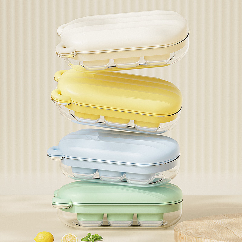 Rose ice cube mold, silicone ice cube tray, ice box, colored ice cube tray mold, 12-hole ice cube box Specification image