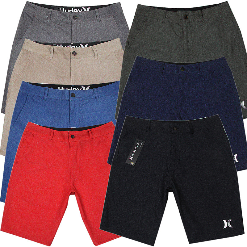 Men's summer light business quick-drying, water-repellent stretch shorts, casual fishing and travel capri pants full figure