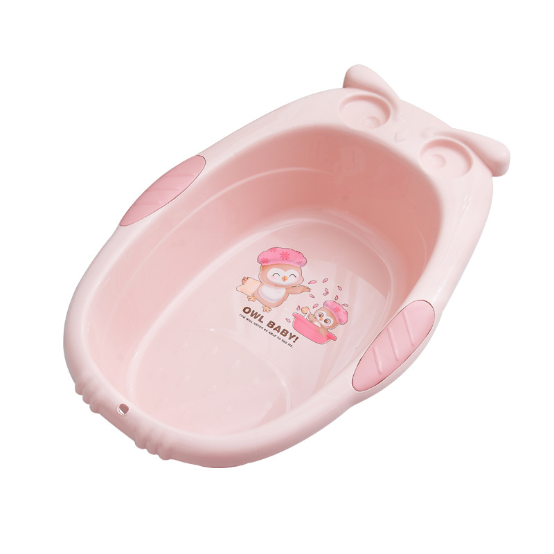 Baby bath basin, baby cartoon bathtub, large household bath basin for newborns, toddlers and children to sit and lie on. Children's products Item Picture