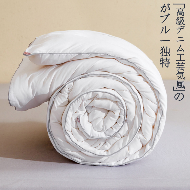 Japanese-style Class A soybean core double-person spring and autumn quilt, single-person thickened warm winter quilt, all-season suitable bedding