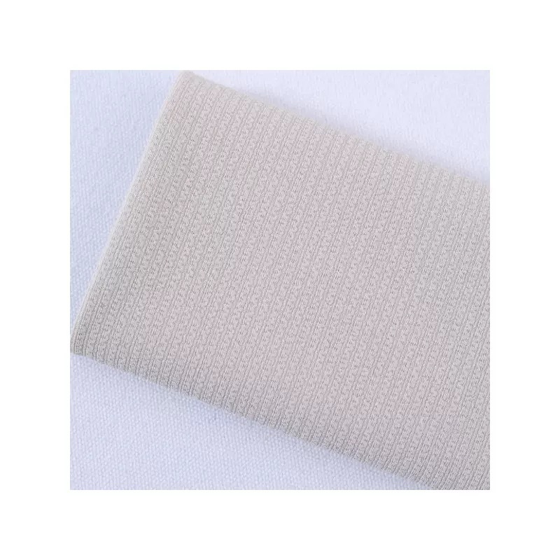In-stock willow knitted jacquard fabric for spring and summer casual fashion, wide-leg pants fabric for sportswear details Picture