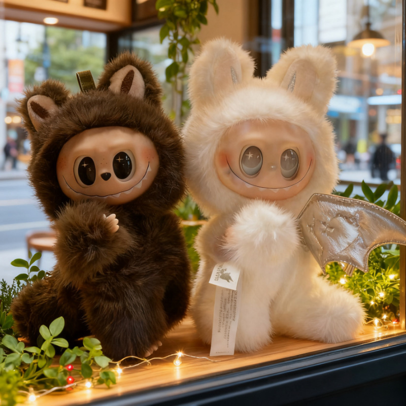 爆款三代毛绒可爱公仔毛绒挂件可爱三代公仔背包挂饰