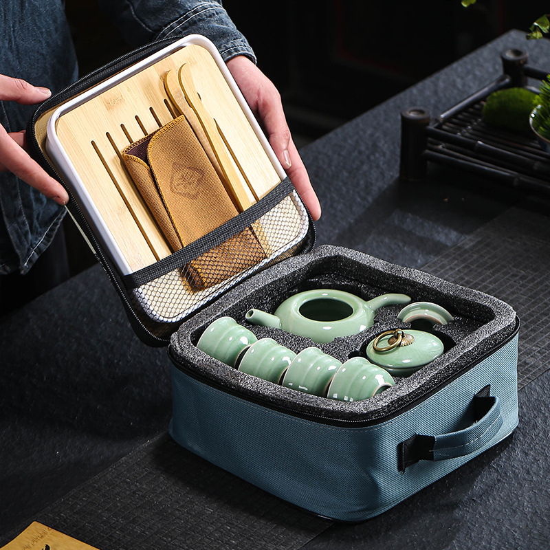 茶具套装/茶具/玻璃茶具/茶具礼品/福茶具白底实物图