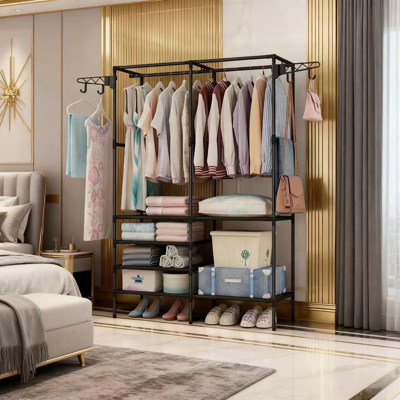 衣架/衣架撑子/塑料衣架/童装衣架摆摊木质的/木质衣架细节图