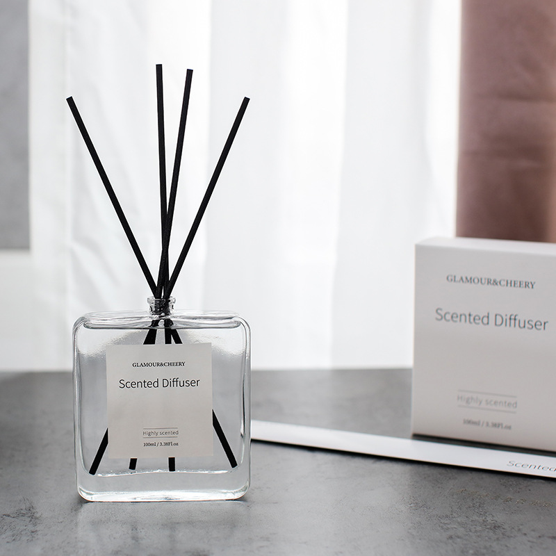 Hotel flameless rattan aromatherapy Home indoor bathroom Air freshener Lasting Fragrance Gift 100ml details Picture
