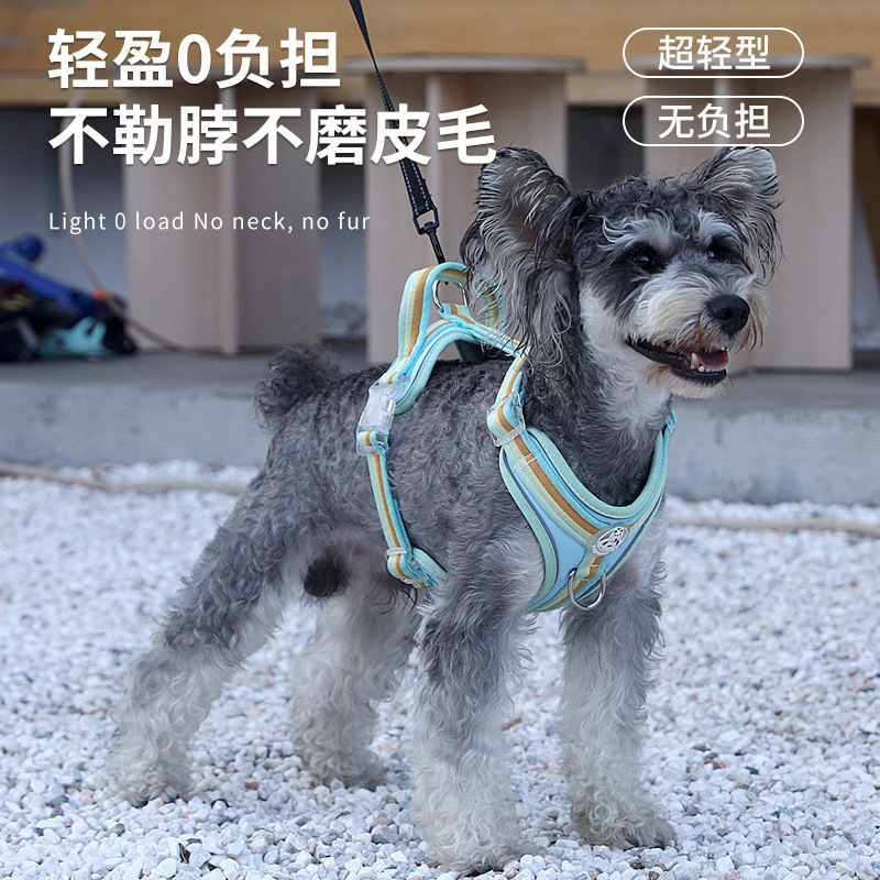 Yungan Breathable pet chest and back dog pet retractable leash, pet leash supplies, pet chest and back dog supplies Application Scenario