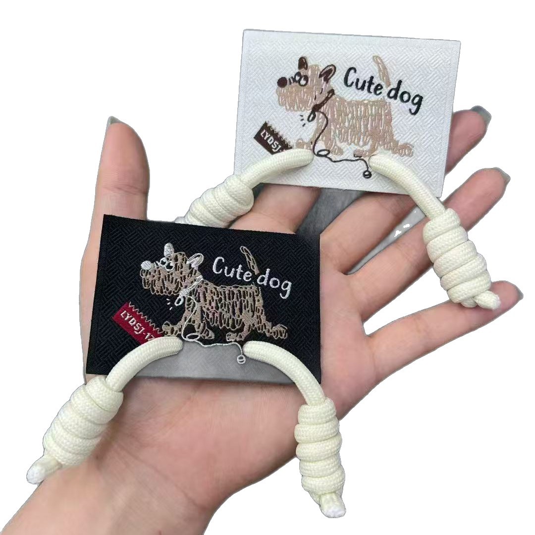 Wholesale of new trendy original cartoon patchwork clothing accessories, children's clothing, bags, decorative trademarks, cute woven labels, and fabric labels Item Picture