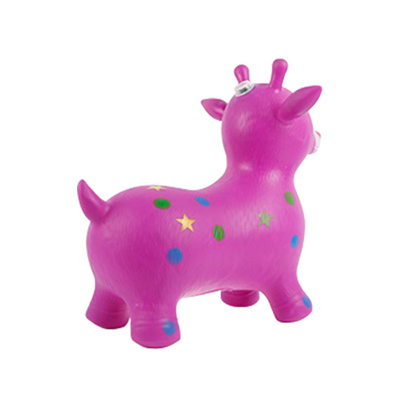 Painted music deer children's ride outdoor sports thickened inflatable toy jumping horse manufacturer supply Application Scenario