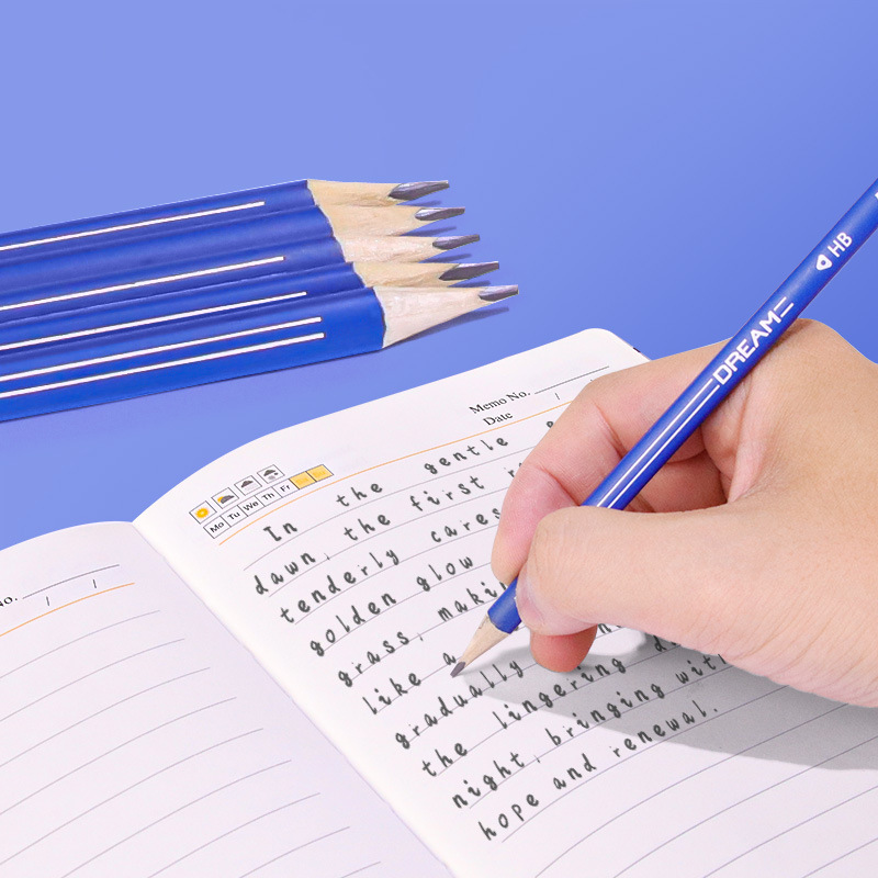 yalong Foreign Trade HB Pencils, triangular rods, office pencils, student pencils with eraser tips wholesale Application Scenario