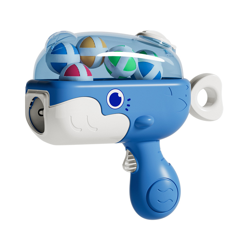 Whale ball, ball gun, sticky ball, target ball toys, children's parent-child interactive shooting, boys' toys Item Picture