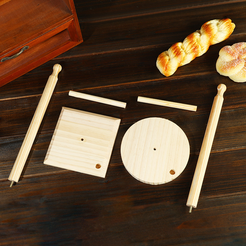 跨境直供立体松实木纸巾架家居浴室厨房洗手间卷纸架厨房纸置物架详情图4