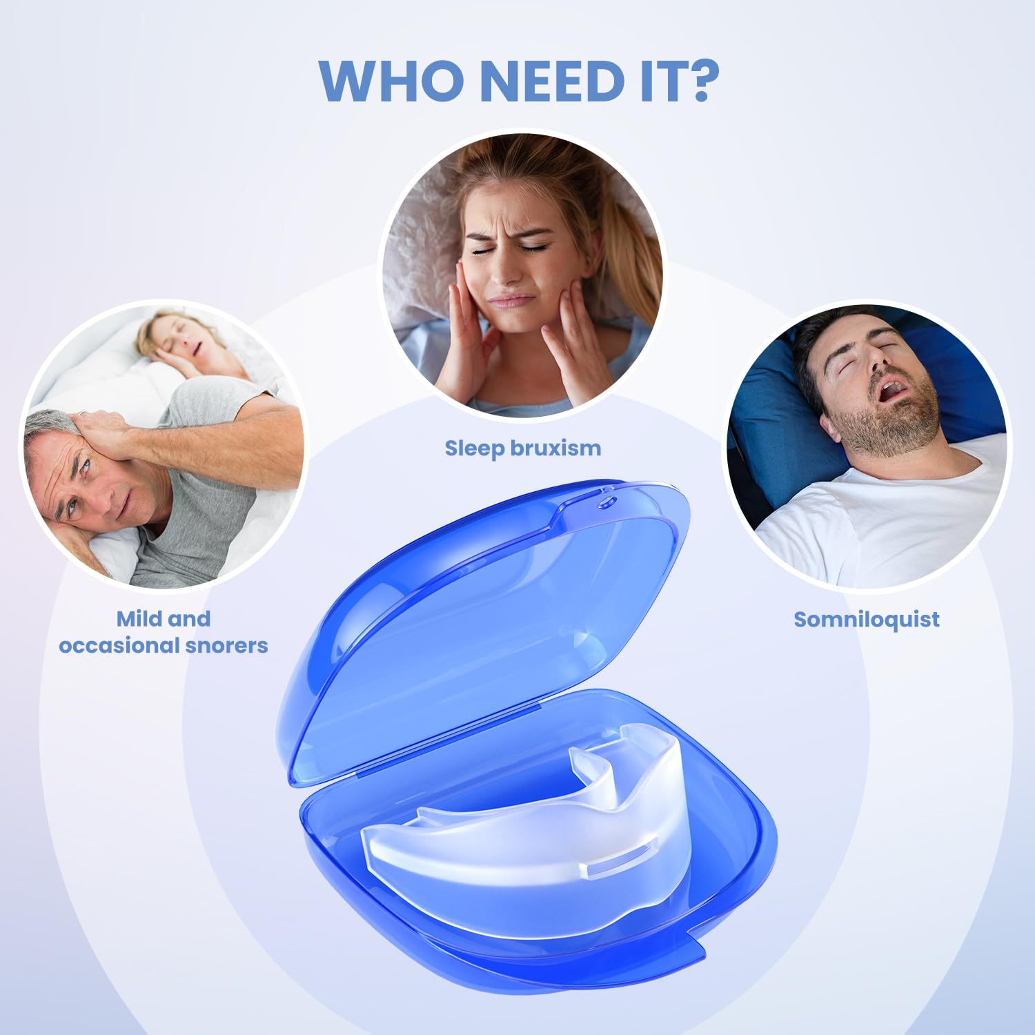 Factory direct sales of anti-snoring devices, hollowed-out nasal congestion tooth trays, anti-snoring mouth guards, physical anti-snoring wonder