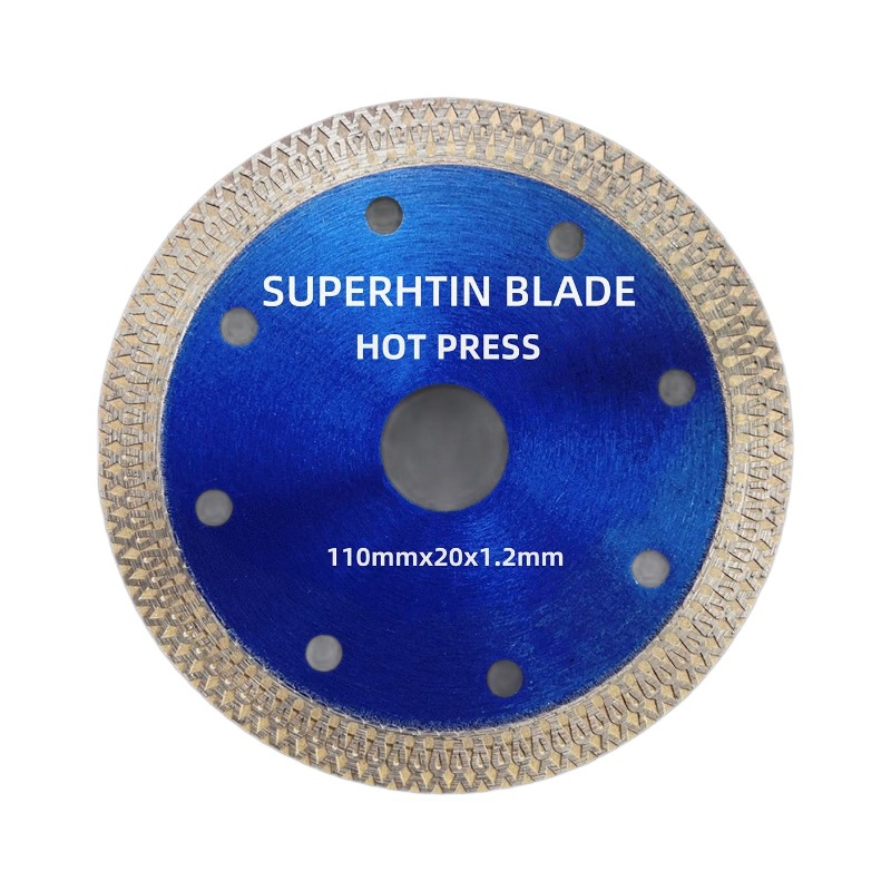 110 Ceramic cutting blade, corrugated ultra-thin diamond saw blade, Angle grinding marble machine, vitrified tile cutting blade, durable Item Picture