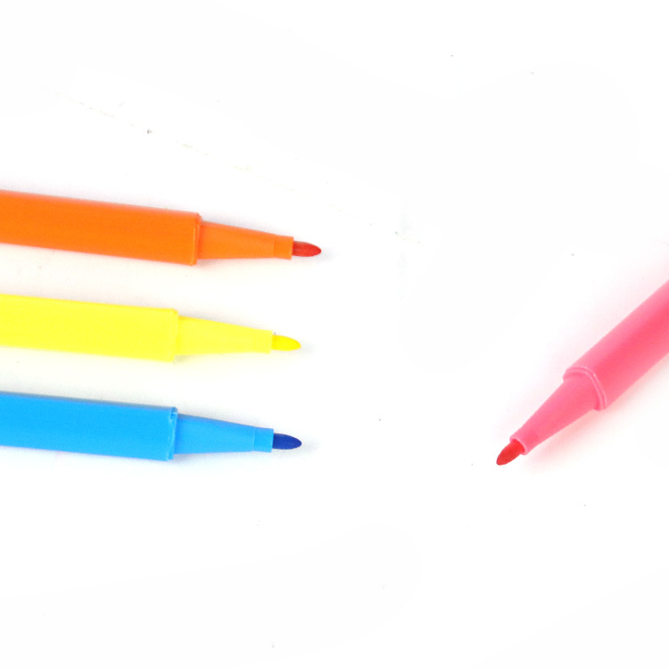 Yalong Cross-border New Painting pens, watercolor pens, 12-color triangular rod painting pens, children's art set, school supplies Application Scenario