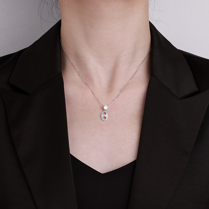 银饰/项链/金色链子/珍珠/梵克雅宝单花项链产品图