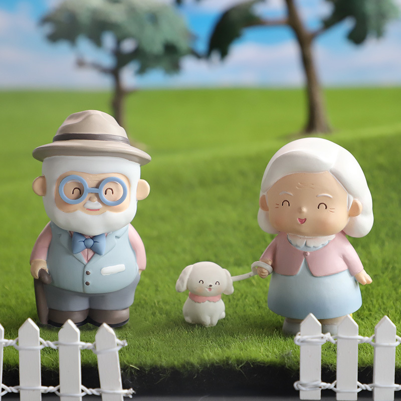 Customized and processed creative resin handicraft ornaments for living rooms, bedrooms, tabletops, wedding anniversaries and birthdays, as gifts for elders Specification image