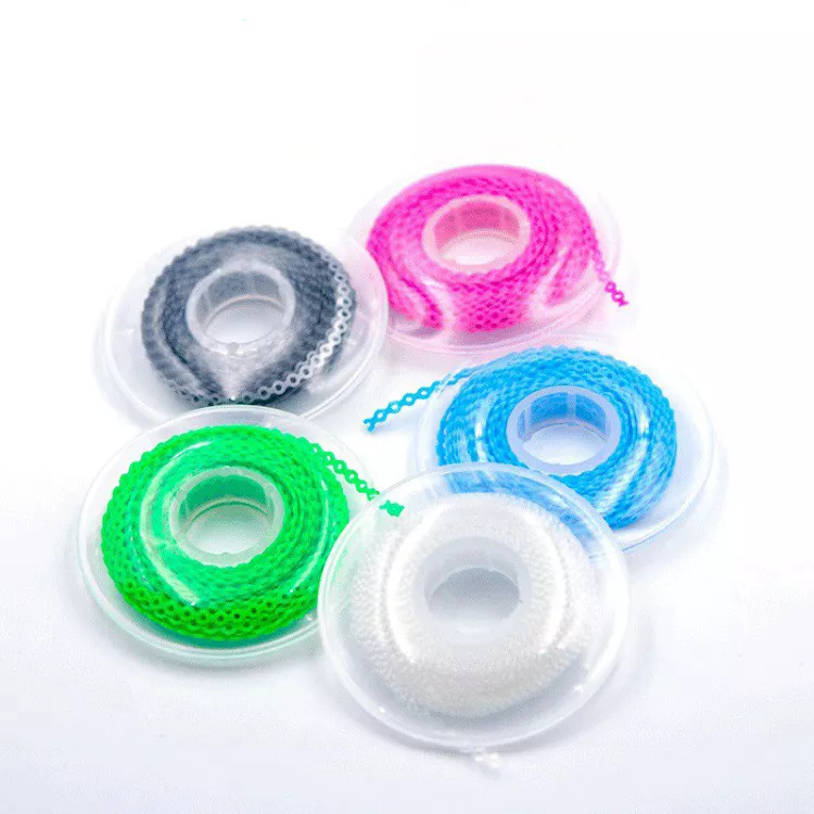 Cross-border exclusive orthodontic rubber chains, various specifications of dental orthodontic rubber chains, dental colored chain ring rubber materials details Picture