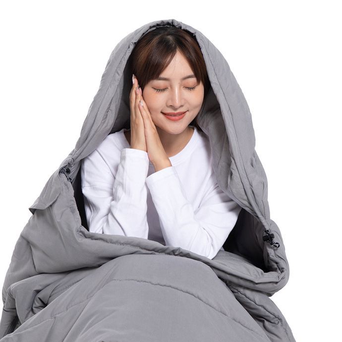 Factory wholesale envelope, cap sleeping bags, washable, machine-washable, splicable, portable cross-border outdoor trapezoidal sleeping bags Application Scenario
