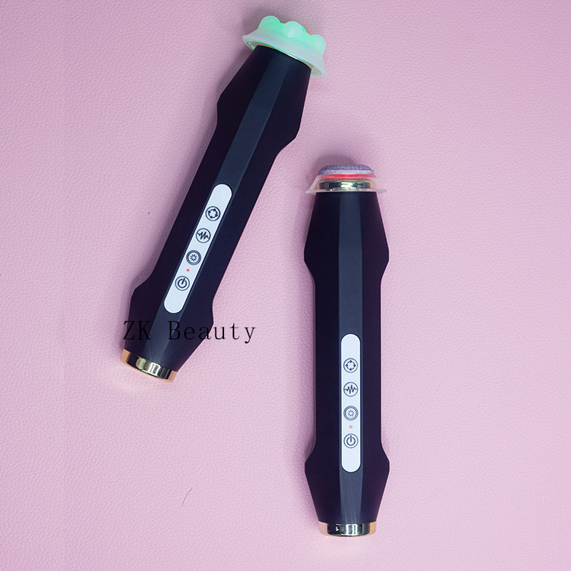Upgraded mini bubble massage device with brush head, hydrating, cleaning and beautifying device, handheld oxygen-refreshing bubble product Specification image